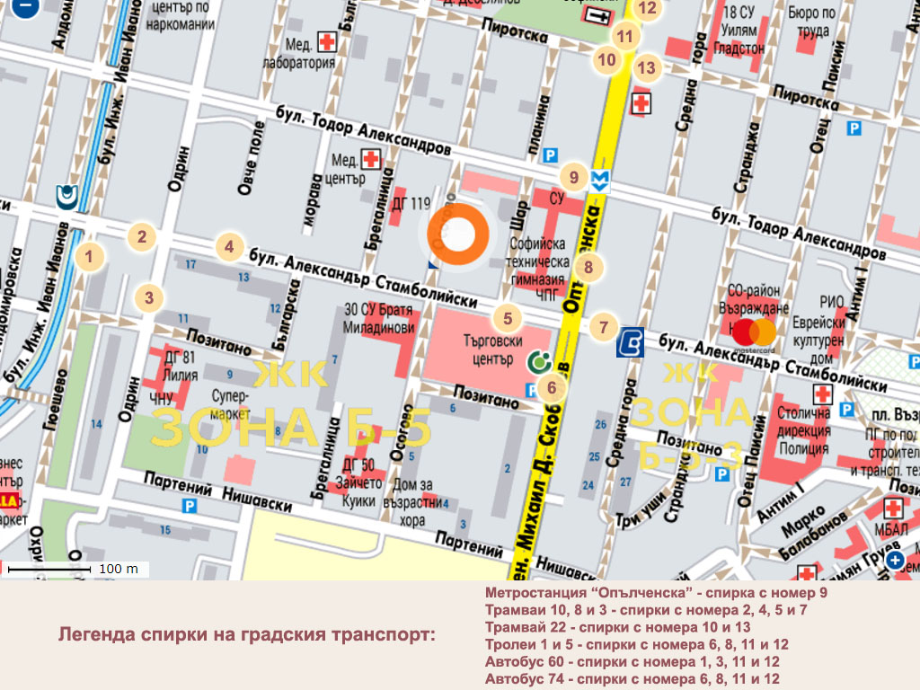 Map Osogovo